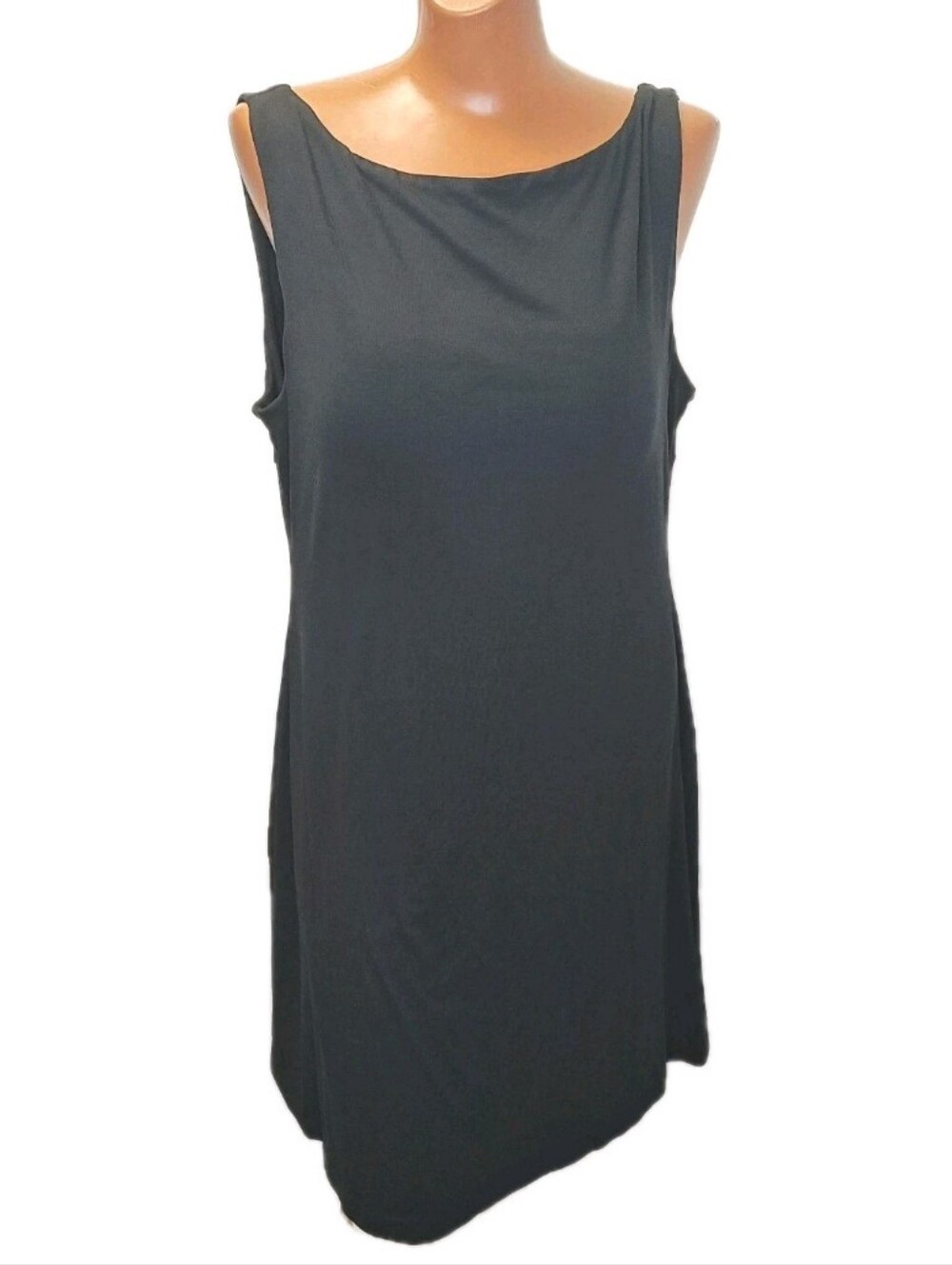 OGL Eco Kiss Cooling Open Back Bandless Bra Brami Mini Dress Woman 2X Black Nwt